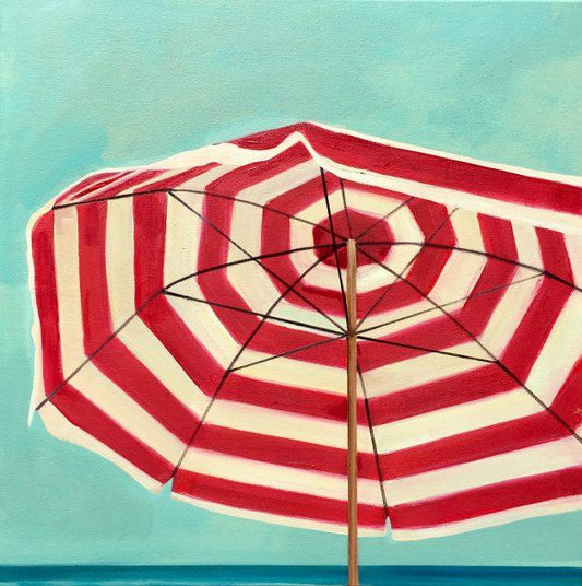Red & White Umbrella
